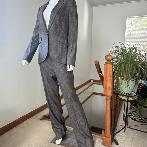 HUGO BOSS Heather Gray Pantsuit - Picture 1 of 12